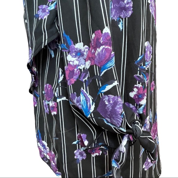 APT 9 - light, sheer-like blouse, 3/4 sleeves with ties, size XL - Picture 9 of 13